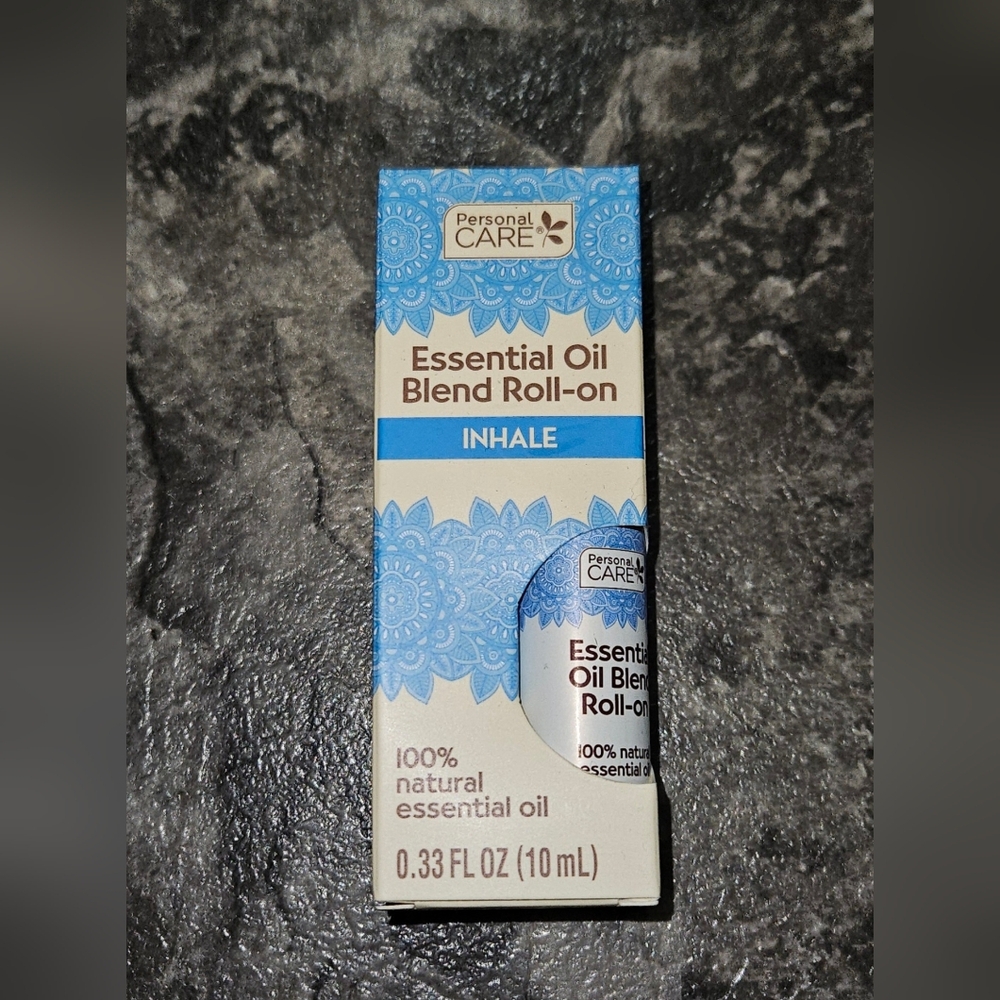 Personal Care Essential Oil Blend Roll-on - Inhale 0.33fl Oz BNIB